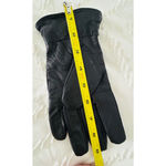 Women's Leather Gloves S/M Black new with tags Photo 4