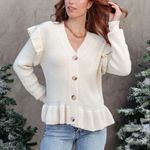 VICI  | Lola Knit Ruffle Cardigan Photo 0