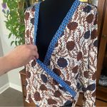 Daniel Rainn  Faux Wrap Floral Long-Sleeve Blouse Photo 5