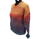 525 America Nordstroms Women Sweater Small Ombre Multicolor Chunky Eclectic Photo 1
