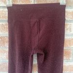 Aerie NWT Glitter Chill Play Move Leggings Maroon XS Photo 4