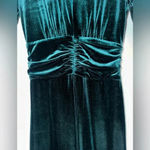 Vince Camuto Women's Velvet Twist Front Jumpsuit, Hunter Green Size 2 Photo 7