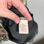 Altar'd State Black Metallic Gold Lace Layered Fit & Flare Halter Neck Dress S Photo 5