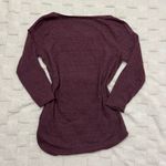 Lucky Brand Burgundy Graphic Boho Hasma Elephant Tee 3/4 Sleeve - Women’s Small Photo 1