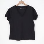 American Giant Classic V Neck T Shirt Black Made in USA Size M Size M Photo 1