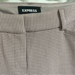 EXPRESS Columnist Barely Boot Mid-Rise 2R Purple Houndstooth Photo 1