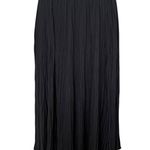 Vince Black Pleated Midi Dress Size XS Scoop Neck Minimalist Photo 3