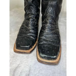 Lucchese Womens Vintage  Black Gold Cowboy & Western Boots Size 7 Photo 7