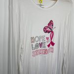 WonderWink Hope Love Strength Breast Cancer Shirt Women's Size X-Large XL Photo 24