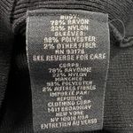 Catherine Malandrino Black Sheer Polka Dot Sleeves Pullover Sweater 2X Classic Photo 3