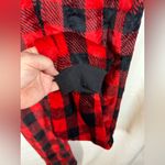 secret treasures  One Piece Hooded Lounge Wear Holiday Pajamas Red & Black Sz XS Photo 2