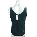 J.Crew NEW Old Forest Green Velvet Velour Soft Pullover Scoop Neck Tank Top Sz 2 Photo 1