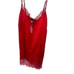Johnny Vegas Boutique size large red satin camisole intimates NWT Photo 1