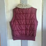 One Step Up  Puffer Vest W/ Faux Chunky Fur Collar Photo 5