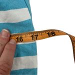 Limited Too Vintage Y2K Flamingo Blue Striped Summer Beach Tote Bag Photo 9