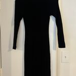 Black Midi Sweater Dress Size M Photo 0