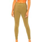 We Wore What  Chain High Rise Ribbed Green Leggings NWT Size M Photo 15