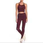Free People Movement Gone Adrift Leggings Burgundy Photo 1