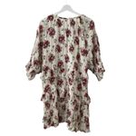 POL  Romantic Floral Print Tiered Ruffled Trim Dress M Photo 10
