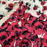 Moschino  30th Rose Silk Blend Jumpsuit Women's Long Sleeve Shorts Size 6 Photo 6