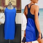 Athleta  Colorblock Caspian Racerback Athletic Dress Built in Bra~Med Petite 💛🎀 Photo 1