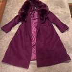 Jessica London  Plum Purple Trench Coat SIZE 16W Photo 0