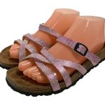 Birkenstock Betula Pink Strappy sandals 38 US 7 Slip On Beach Walking Comfy Photo 8
