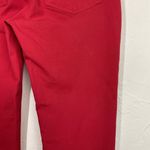 Escada Red Straight Leg Pants Stretchy Jeans 4 Photo 5