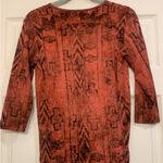 Cactus Bay Orange Dreamcatcher Native American Small Blouse. 2863 Photo 5
