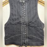 BDG NWOT  URBAN OUTFITTERS BLACK SEAMLESS CROP TOP Photo 1