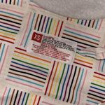 Target Vintage  Pride Rainbow Lines Gender Inclusive Linen Dress Size XS Photo 9