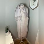 Club Monaco Isadora Wool Vest Pink/Mauve Scarf Fringe Longline Size M/L Photo 1