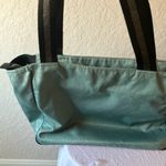 Coach : Teal & White (C3656) Court Tote Signature Nylon Bag- Silver Tone- mark Photo 9