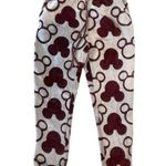 Disney  Women's Fleece Lounge Set M Mickey Mouse Print 2-Piece Winter Cozy Photo 5