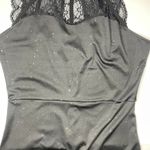 chicme Black Lace Mock Neck Open Back Sparkle Cocktail Dress XL Photo 6