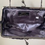 Jessica McClintock Evening Small Bag. Gun Metal Gray Satin Finish Photo 3