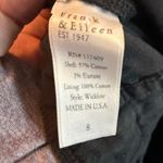 Frank & Eileen  Wicklow Italian Chino Pants Women's Size 8 Vintage Navy Raw Hem Photo 6