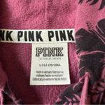 PINK - Victoria's Secret PINK Victoria’s Secret Hibiscus Zip Up Hoodie Large Athleisure Sporty Photo 3