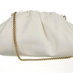 Understated Leather Leather White Crossbody Bag Photo 1