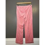 GW Sport Pants Womens Medium Pink Velour Lounge Wide Leg Drawstring Casual Photo 3