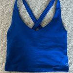 Gilly Hicks  Blue Tank Workout Top Padded  Photo 0