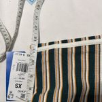 Adidas  Originals Rib Shorts Womens XS Green Multicolor Striped Trefoil JC6182 Photo 5