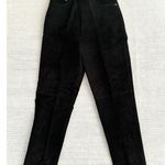 Contrasts Vintage Deadstock Black Leather High Rise Straight Leg Pants 11 Korea Photo 1