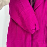 Nanette Lepore  Raspberry Maggie Coat size XS Long Sleeve Lined Wool Photo 7