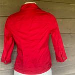 Dressbarn jacket button down red Photo 2
