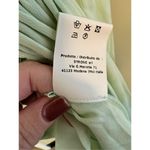 Grifoni NWT Lightweight Long Sleeve Pleated Dress in Light Green Size IT 44/US 8 Photo 5