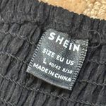 SheIn Black Maxi Skirt Elastic Waist Adjustable Lightweight Boho Minimalist Basic Photo 4