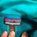Patagonia teal Blue 1/4 zip sweater Photo 2
