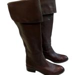 Jessica Simpson Cobra Leather Fold Over Boots, Sz 6.5 Photo 4