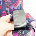 Free People  Nina Paisley Printed Blouse in Midnight Combo Size Small NWT Photo 9